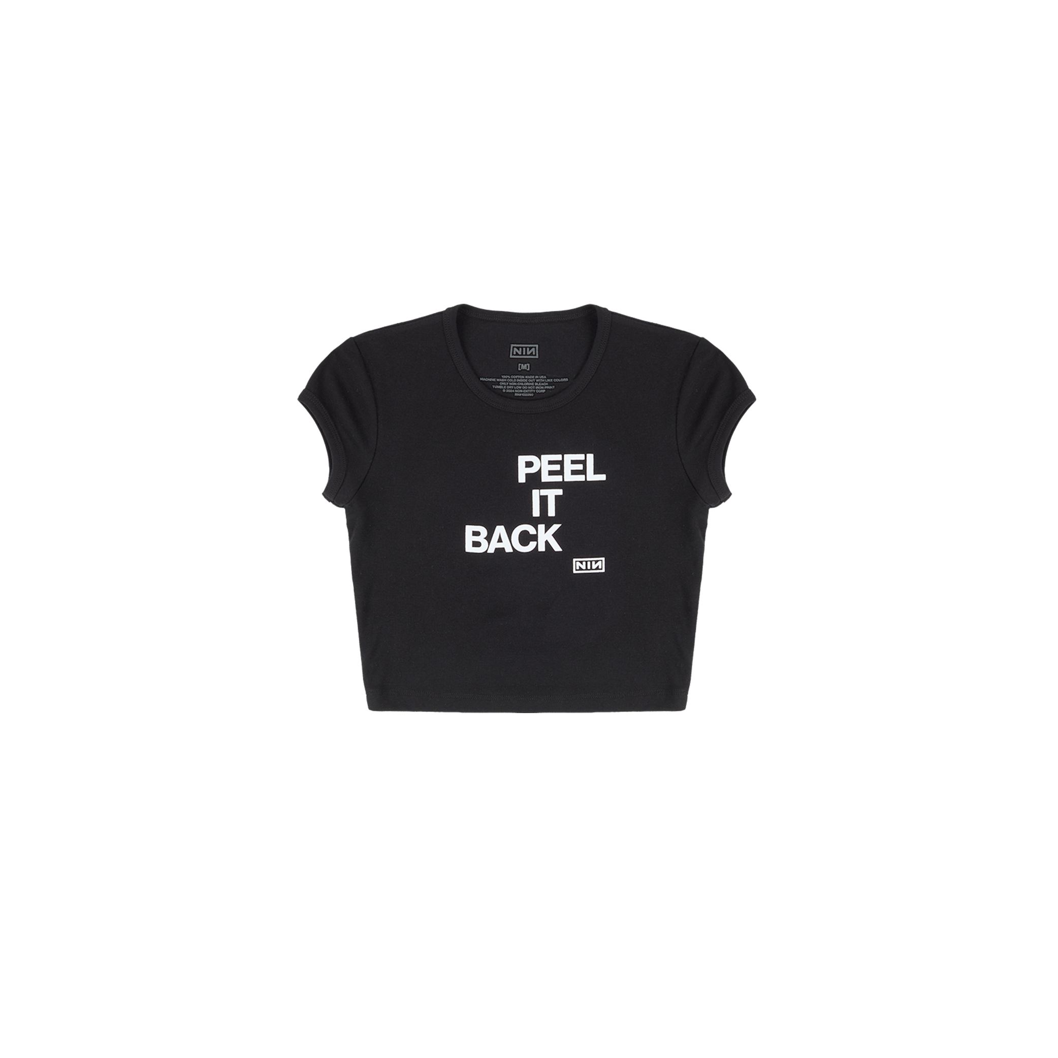 Nine Inch Nails Peel It Back 公式　Tシャツ　L NEW Apparel Nine Inch Nails Peel It Back Tour 2025 T Shirt