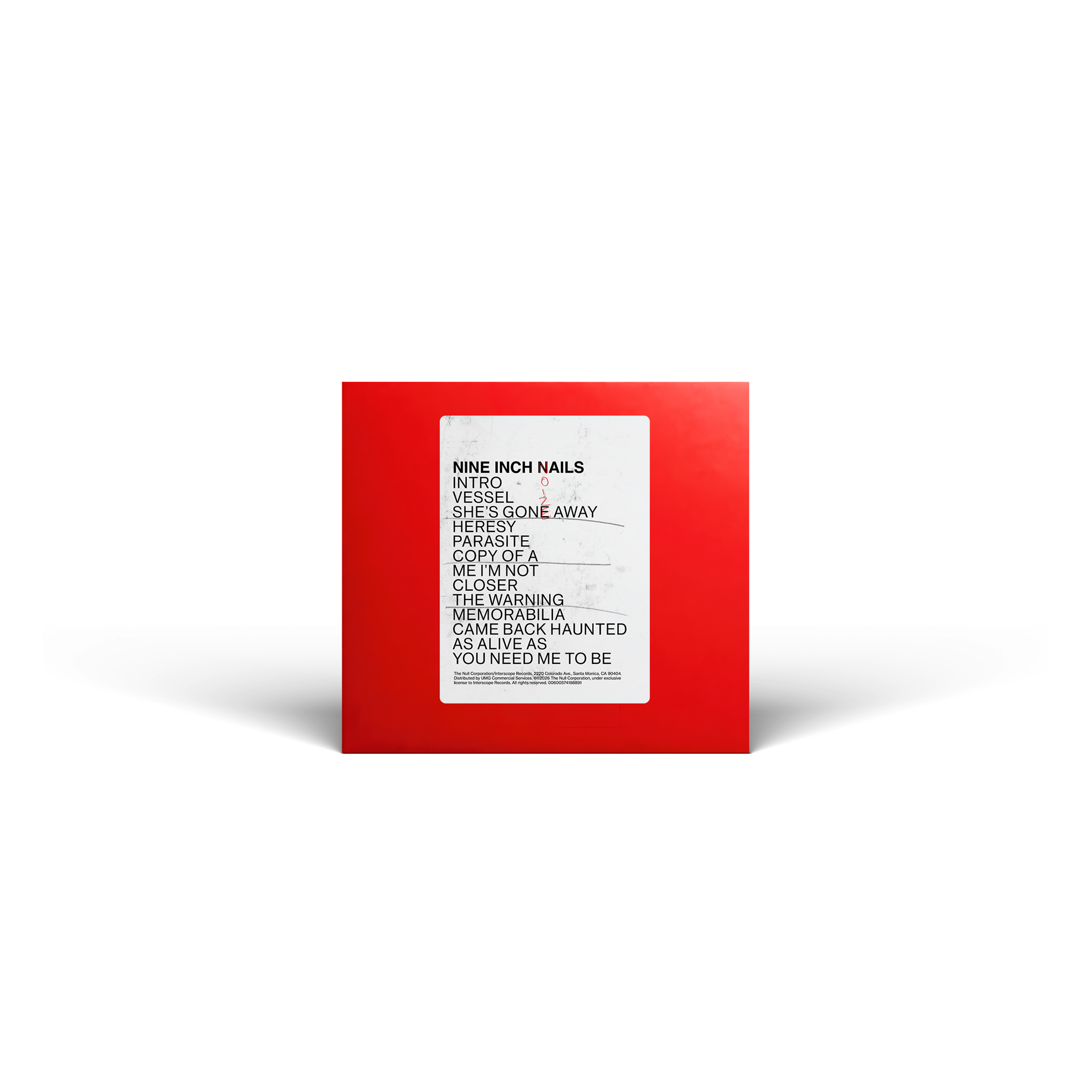 Nine Inch Noize CD back