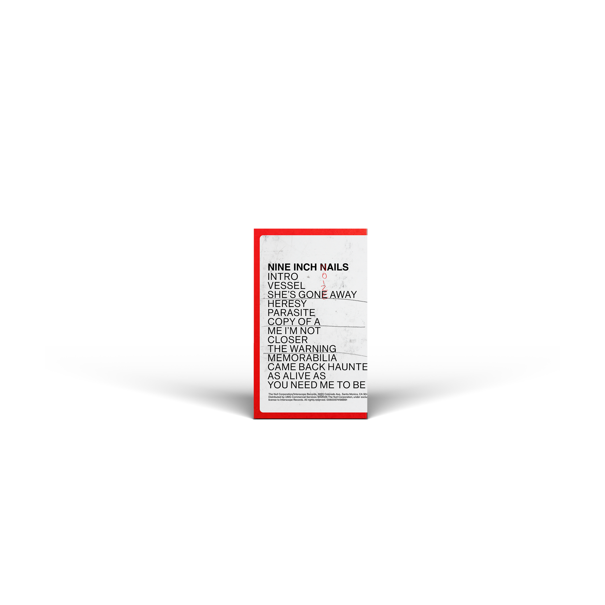 Nine Inch Noize Cassette back