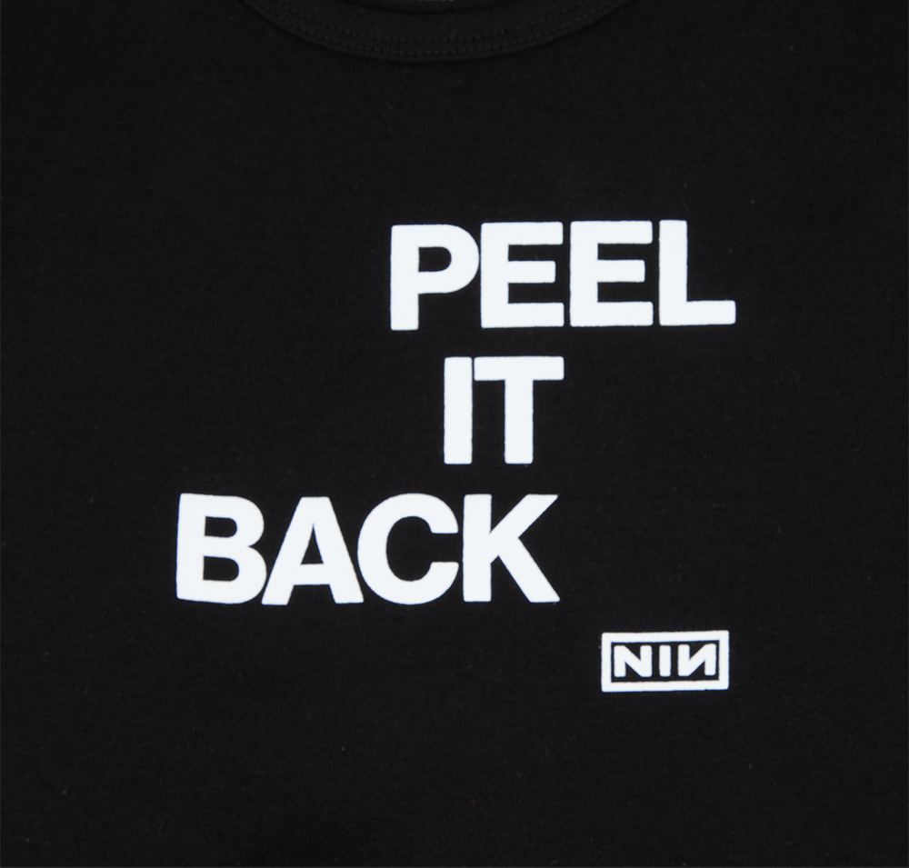 PEEL IT BACK BABYDOLL TEE - Nine Inch Nails Official Store PEEL IT BACK BABYDOLL TEE - Nine Inch Nails Official Store