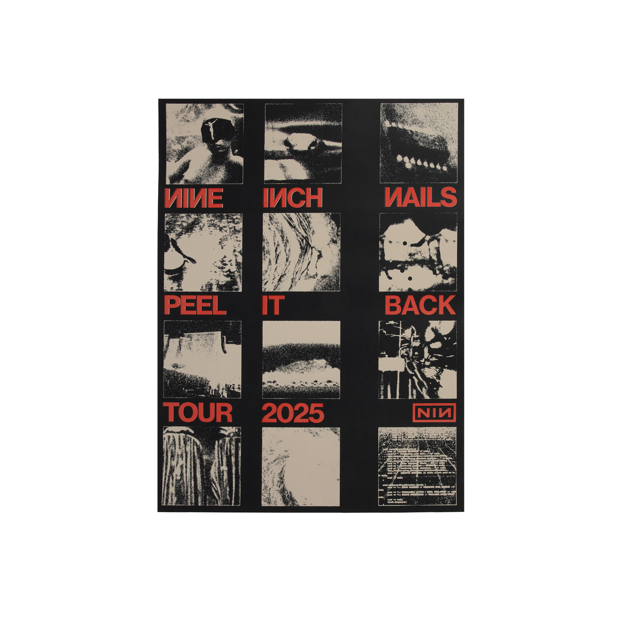 PEEL IT BACK 2025 SCREEN PRINTED POSTER