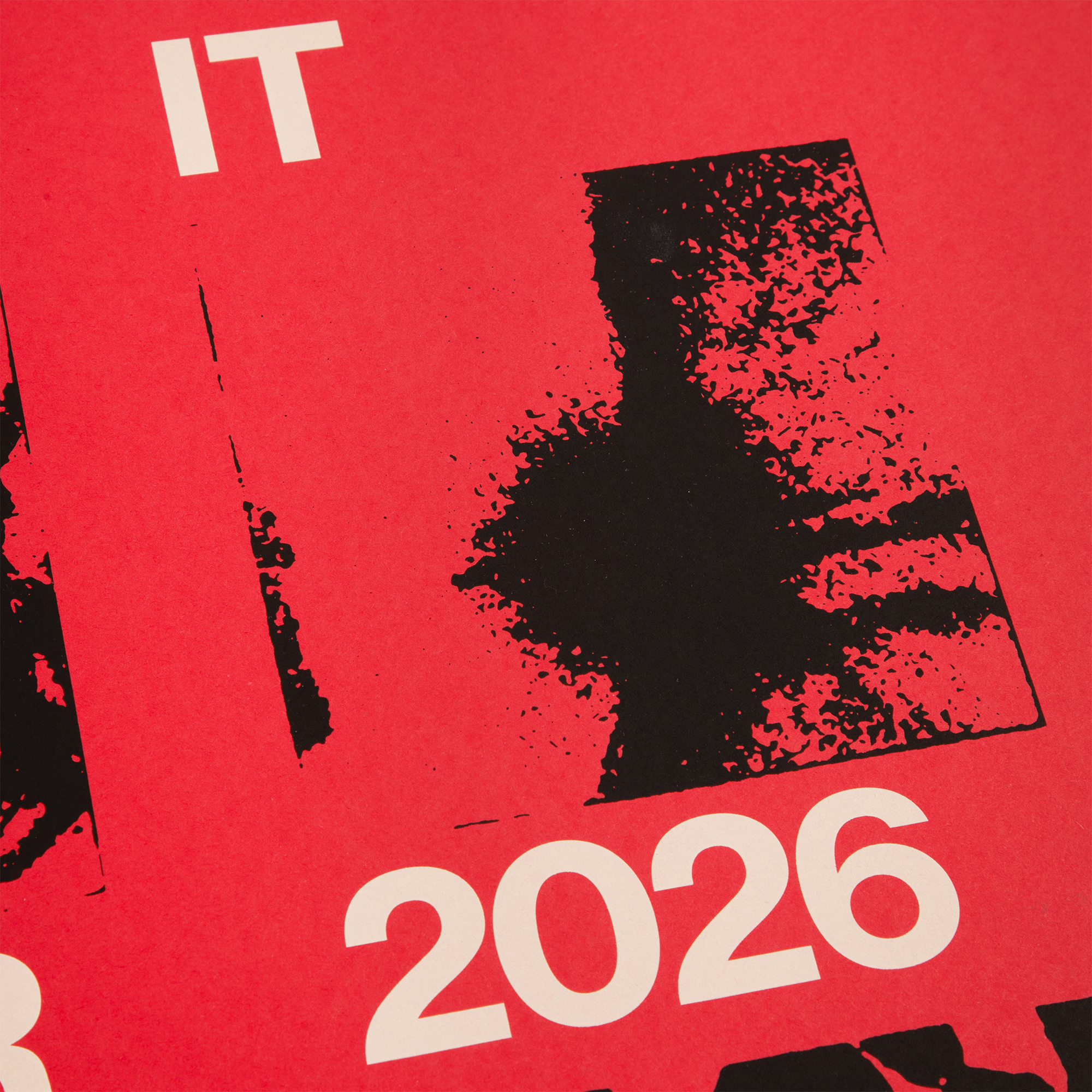 PEEL IT BACK 2026 SCREEN PRINTED POSTER