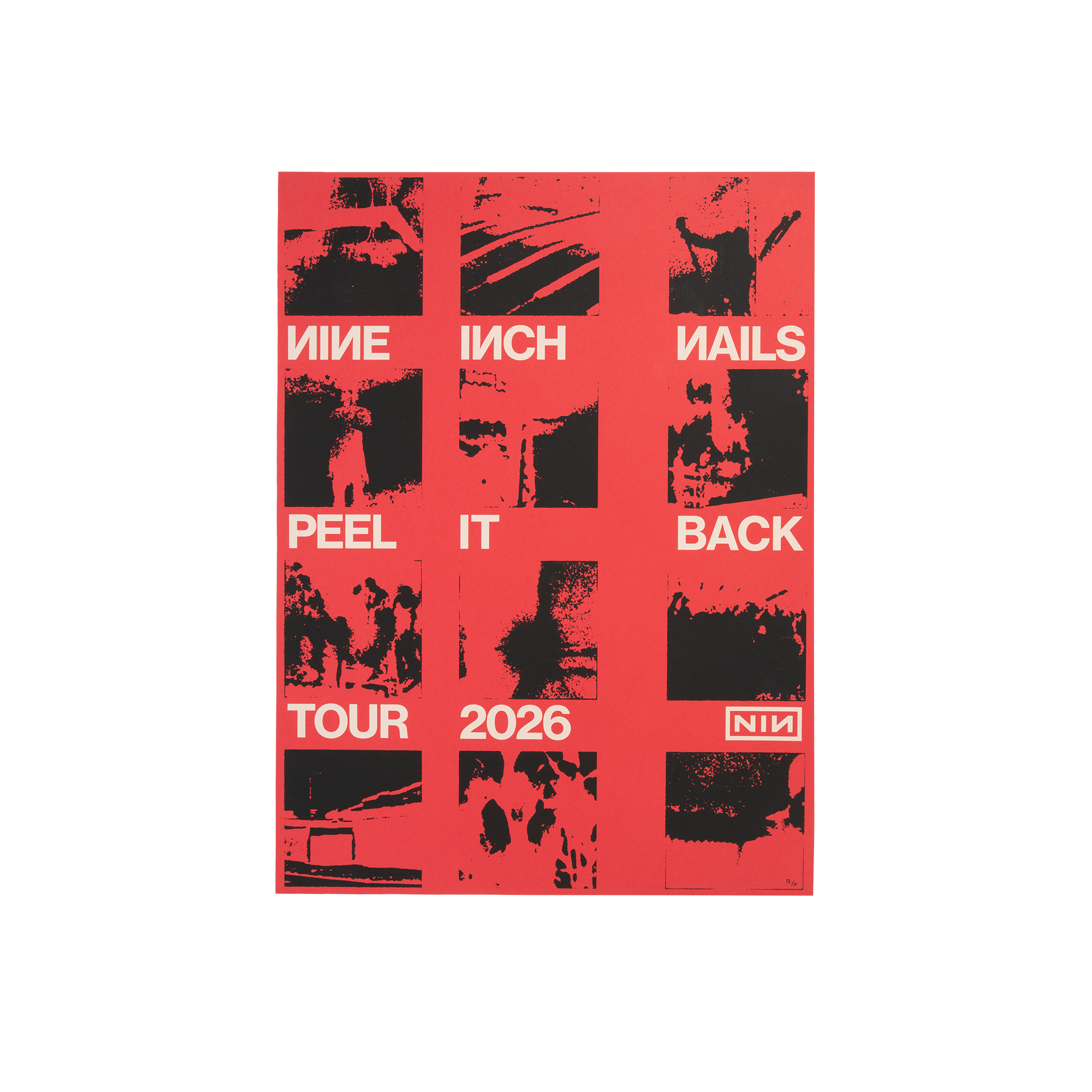 PEEL IT BACK 2026 SCREEN PRINTED POSTER