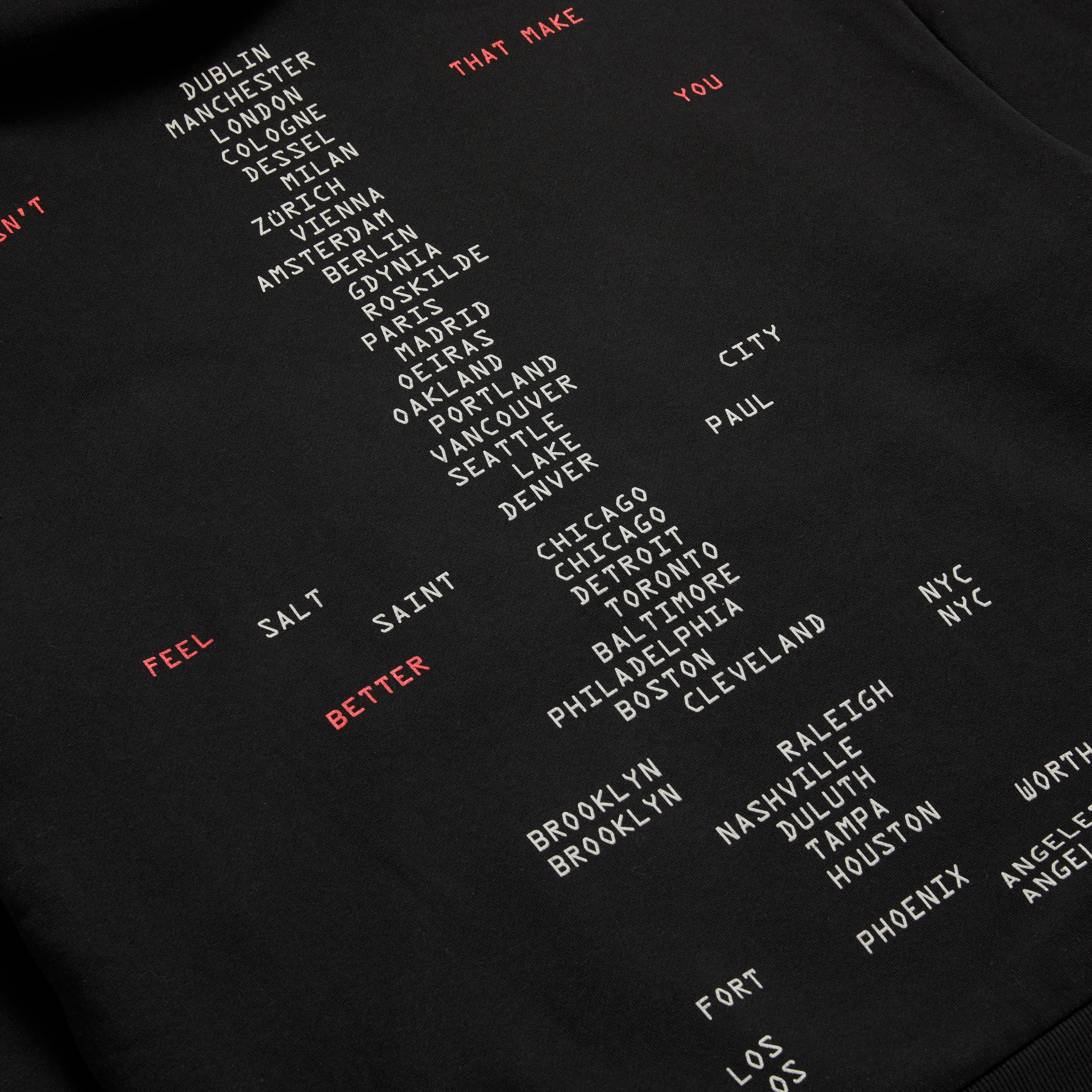 PEEL IT BACK 2025 TOUR HOODIE