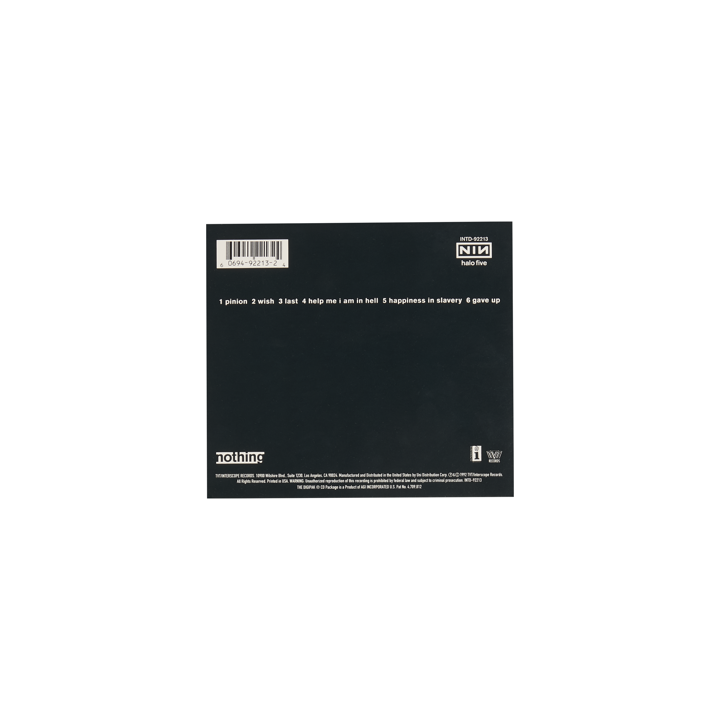 Broken CD - Nine Inch Nails Official Store