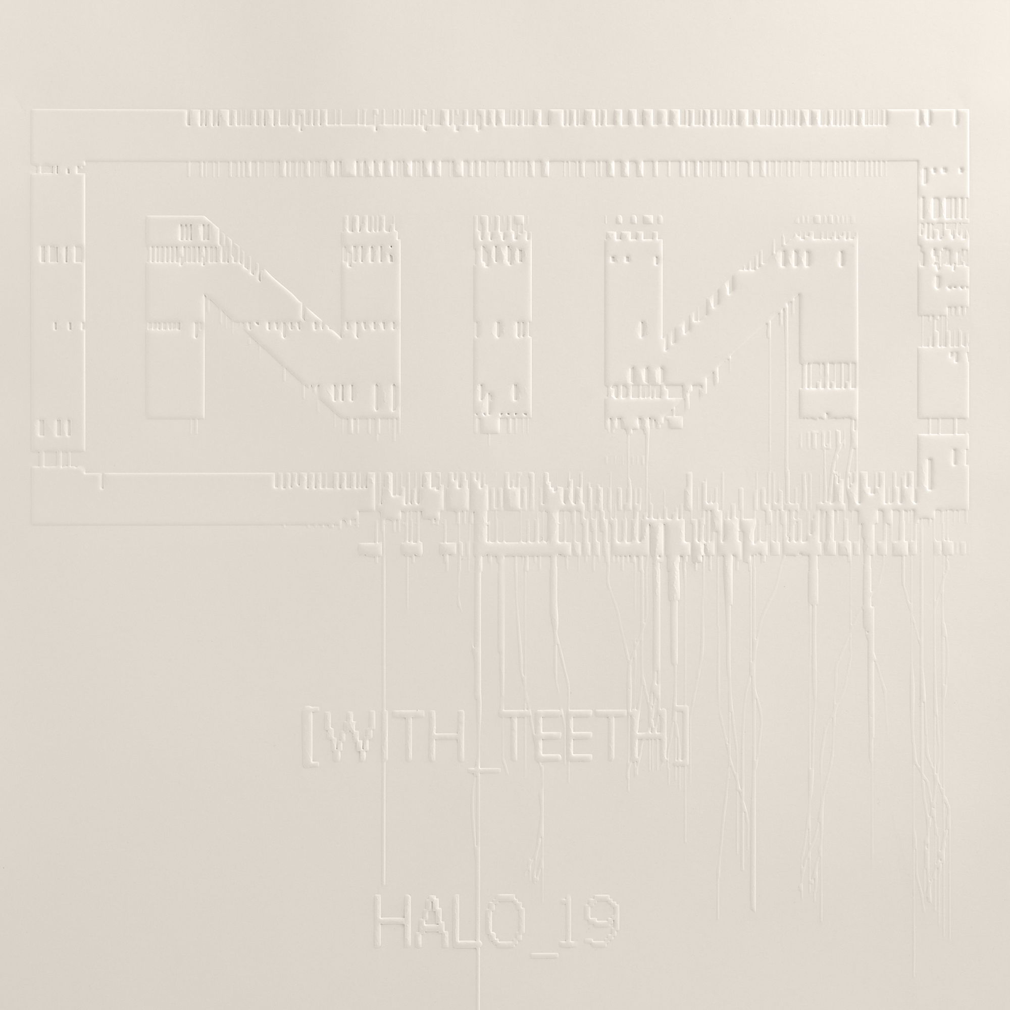 WITH TEETH 20 EMBOSSED POSTER