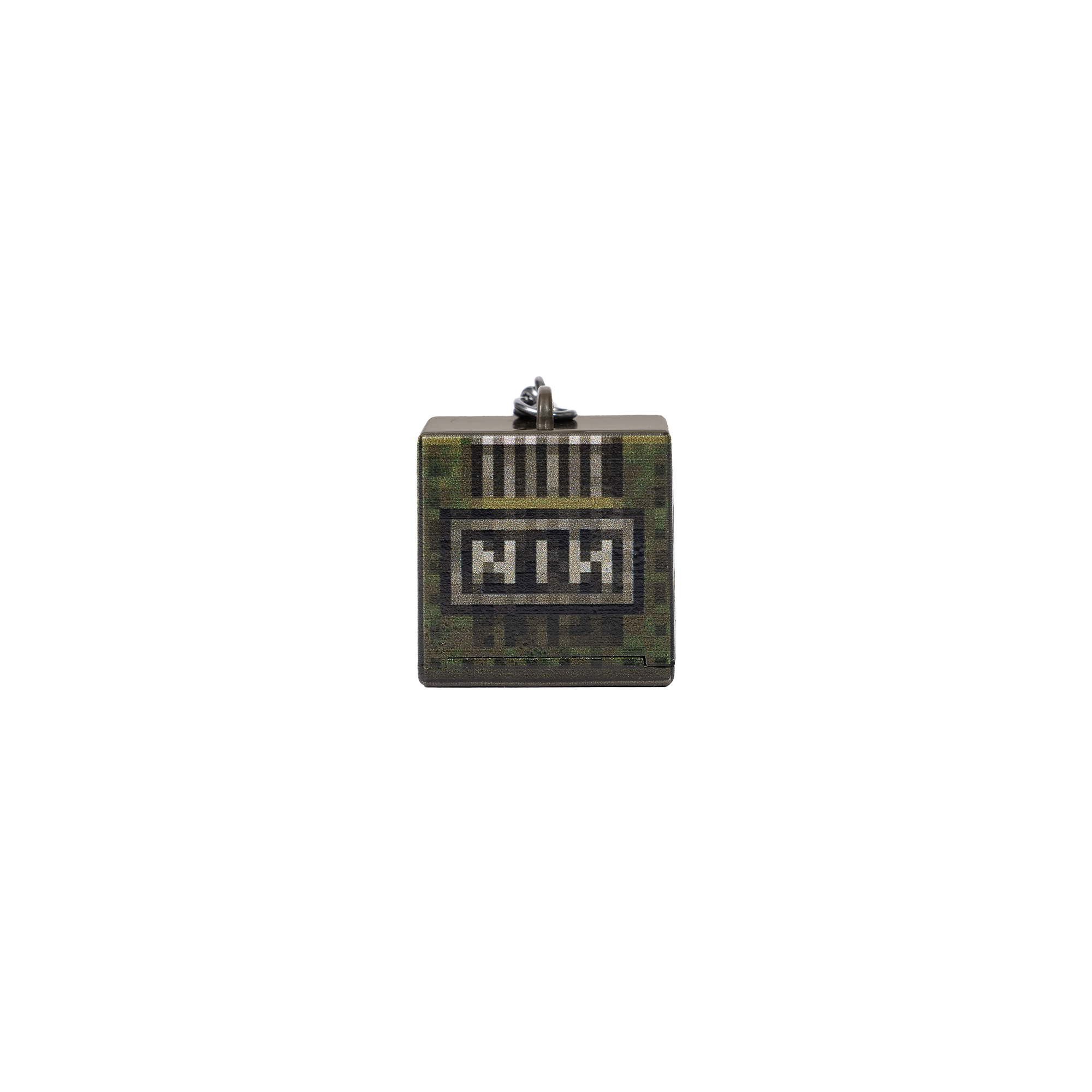 QUAKE X NIN 30TH AMMO BOX SOUND KEYCHAIN front