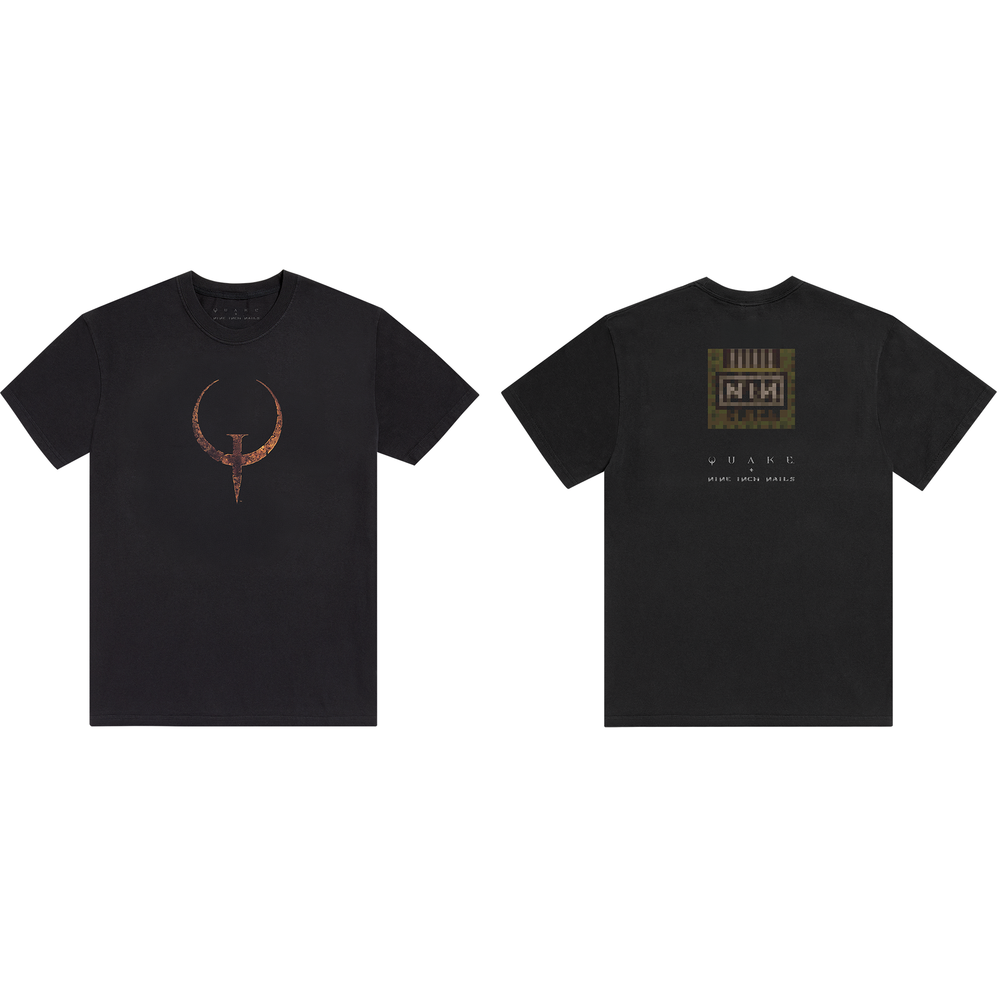 QUAKE X NIN 30TH TEE FRONT AND BACK