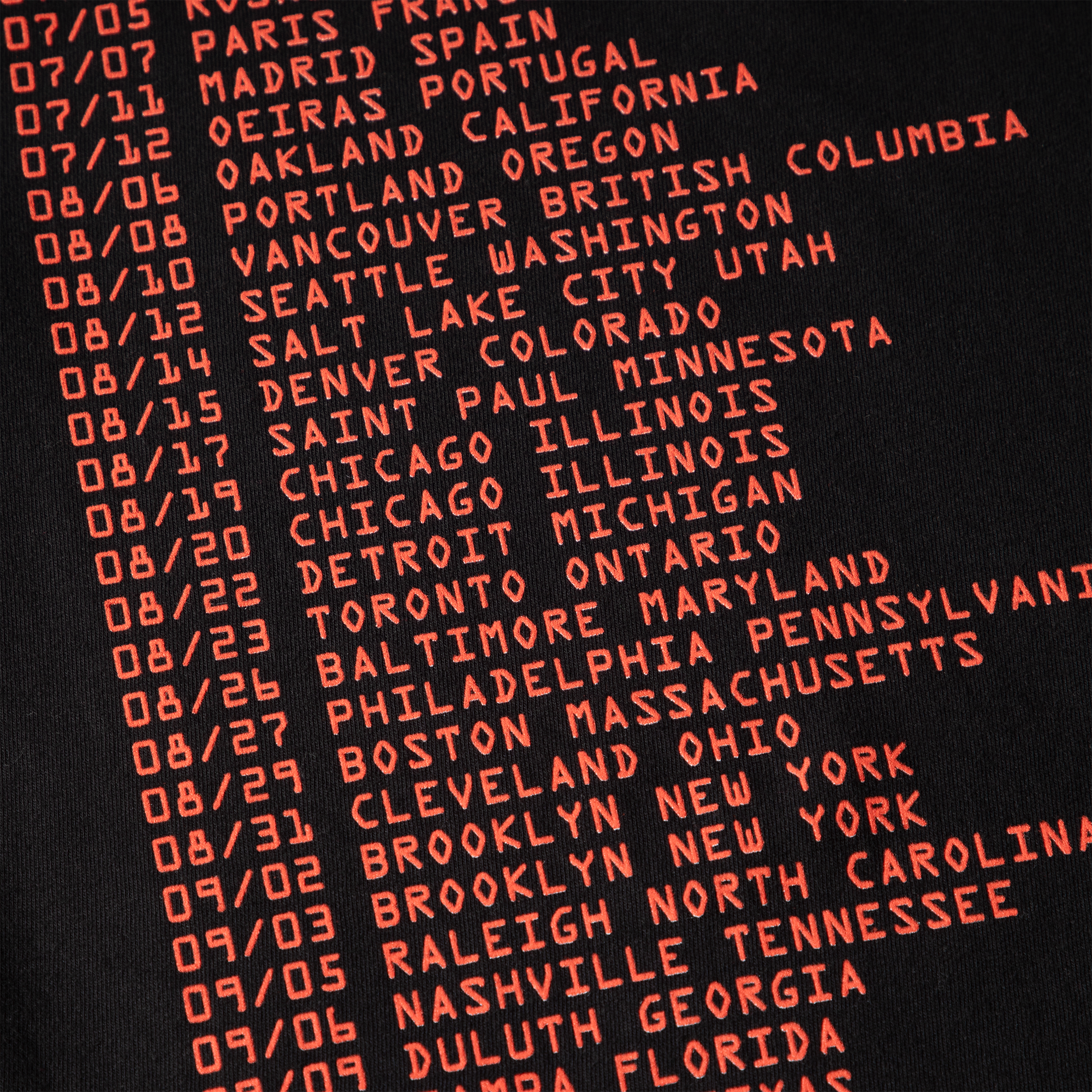 2025 TOUR TEE
