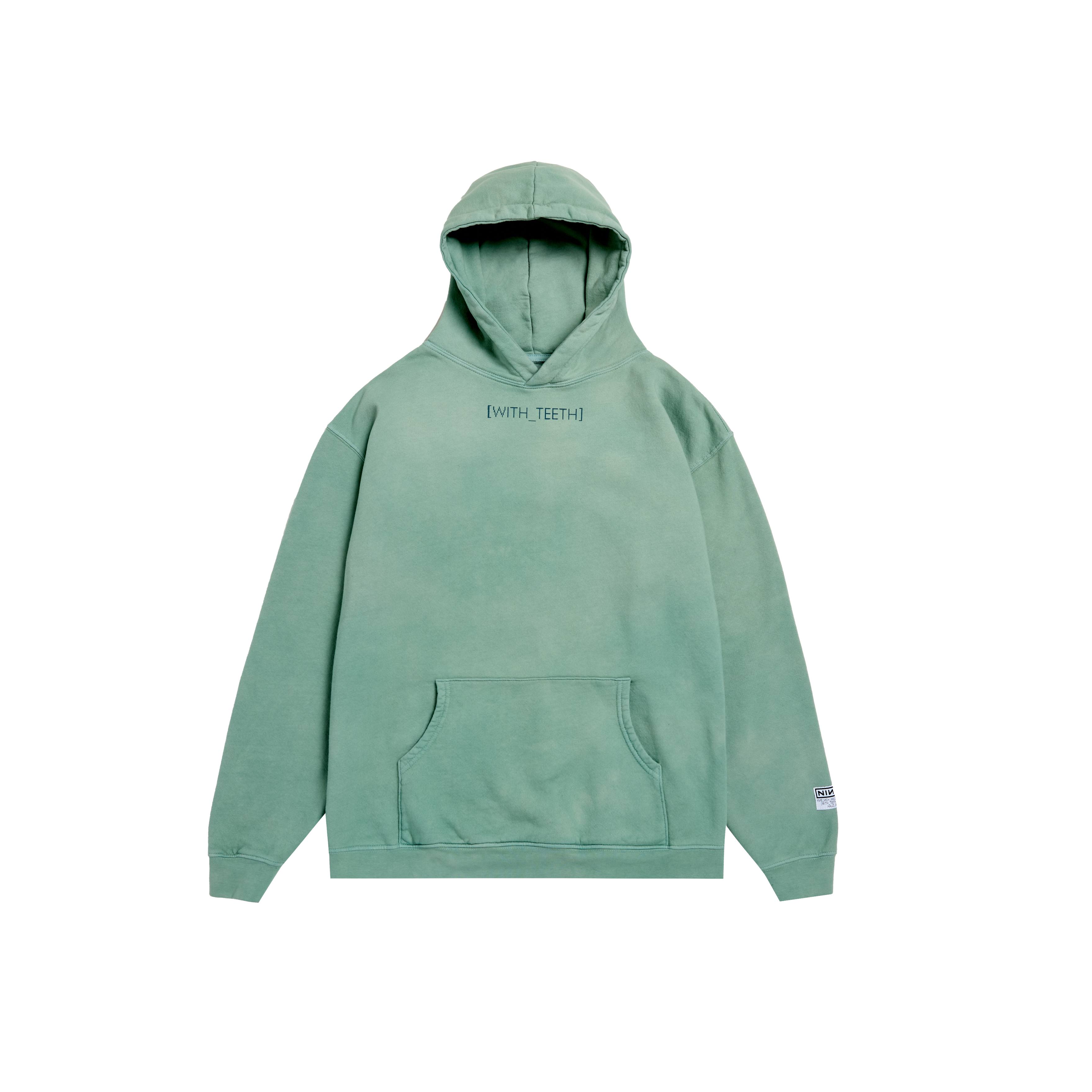 WITH TEETH 20 WASHED HOODIE