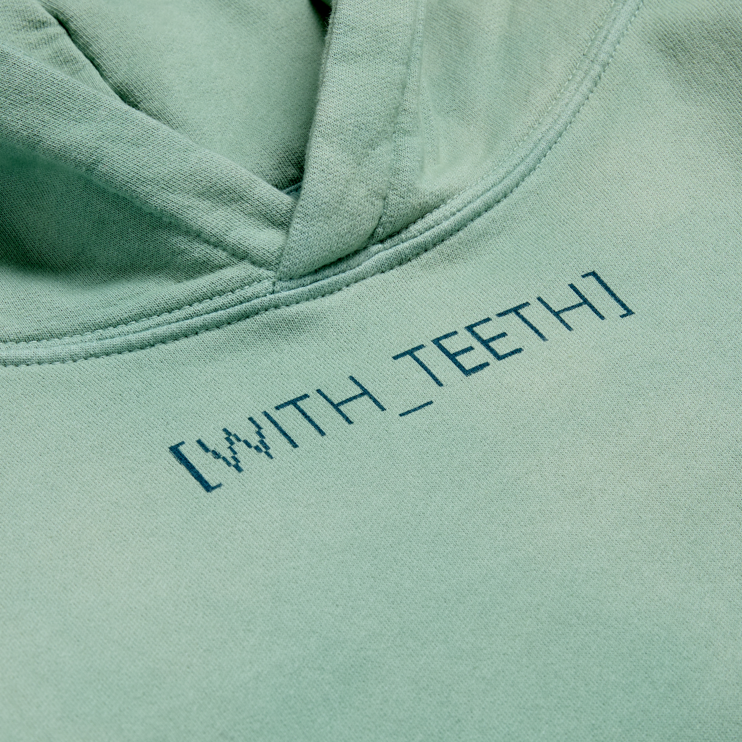 WITH TEETH 20 WASHED HOODIE
