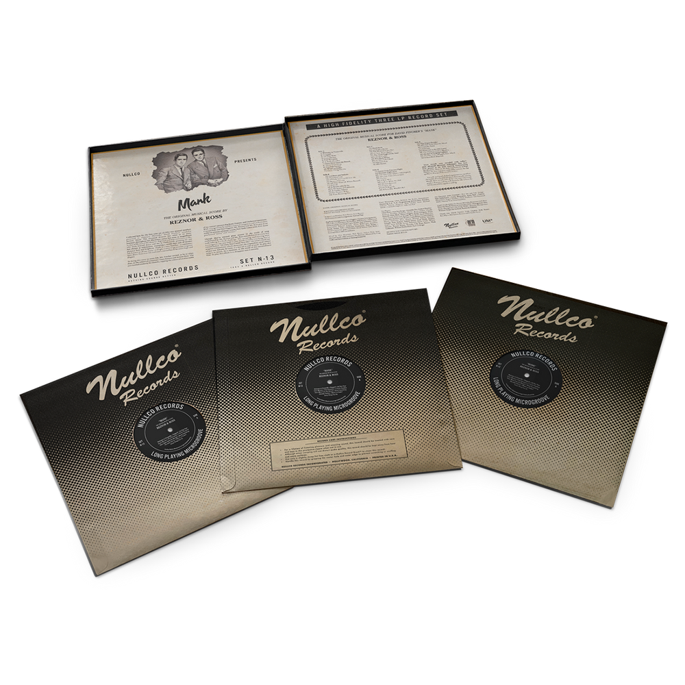 MANK (original musical score) deluxe edition 3XLP