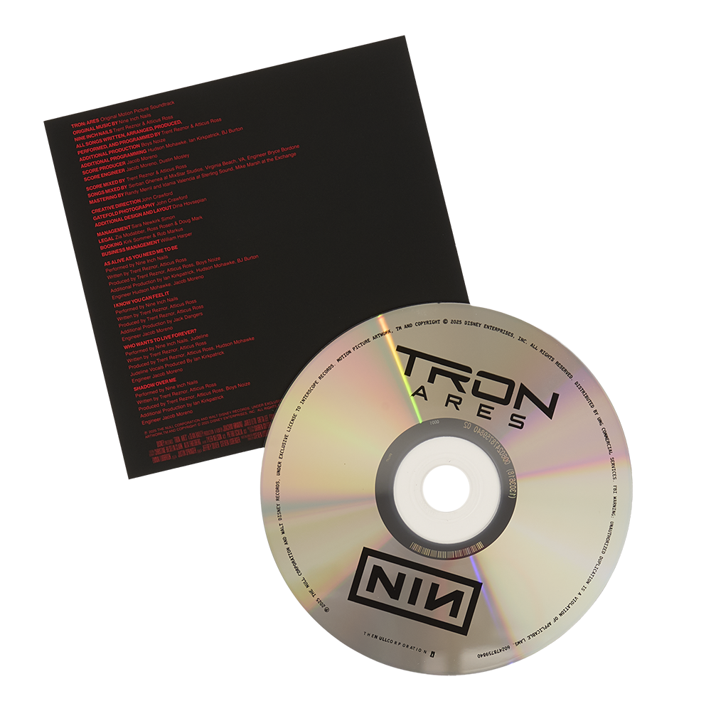 Tron: Ares Soundtrack Store Exclusive CD - Nine Inch Nails Tron: Ares Soundtrack Store Exclusive CD - Nine Inch Nails